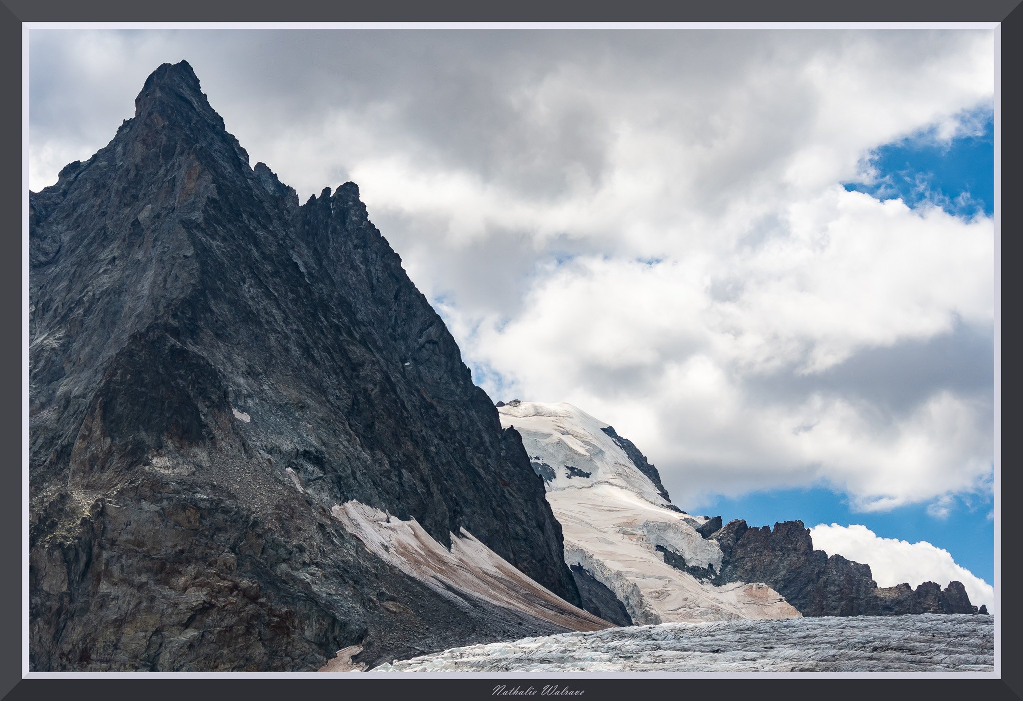 Sur le chemin vers le glacier blanc